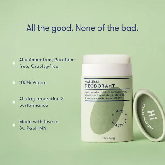 HiBAR Deodorant | Eucalyptus + Mint
