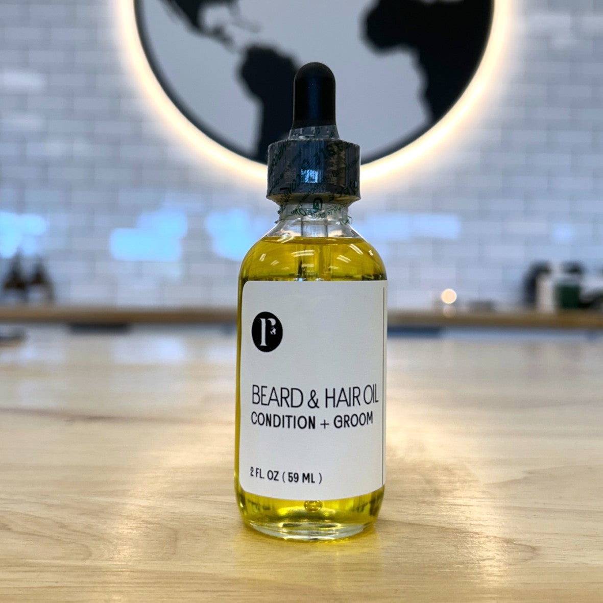 Beard & Hair Oil | Condition+Groom | 2oz Bottle