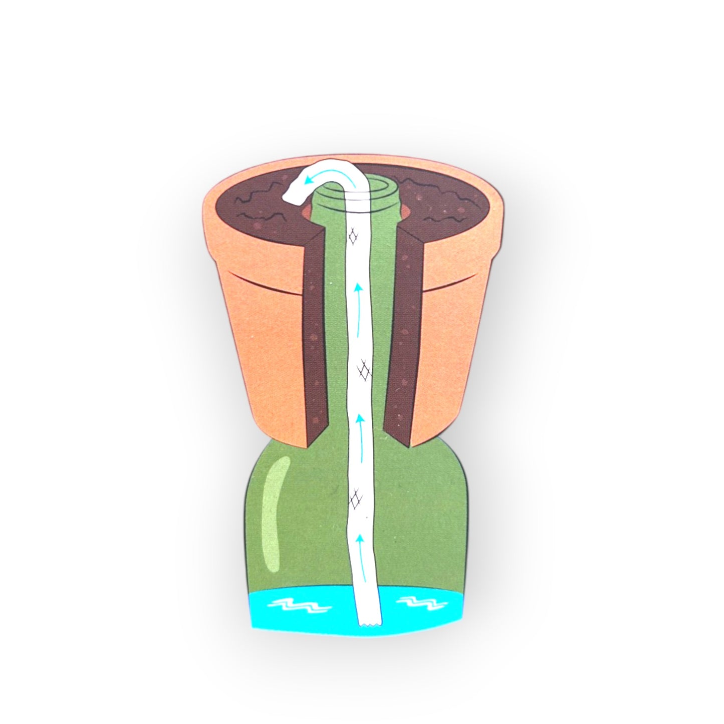 Bottle Planter | Self-Watering Terracotta Bottle Planter