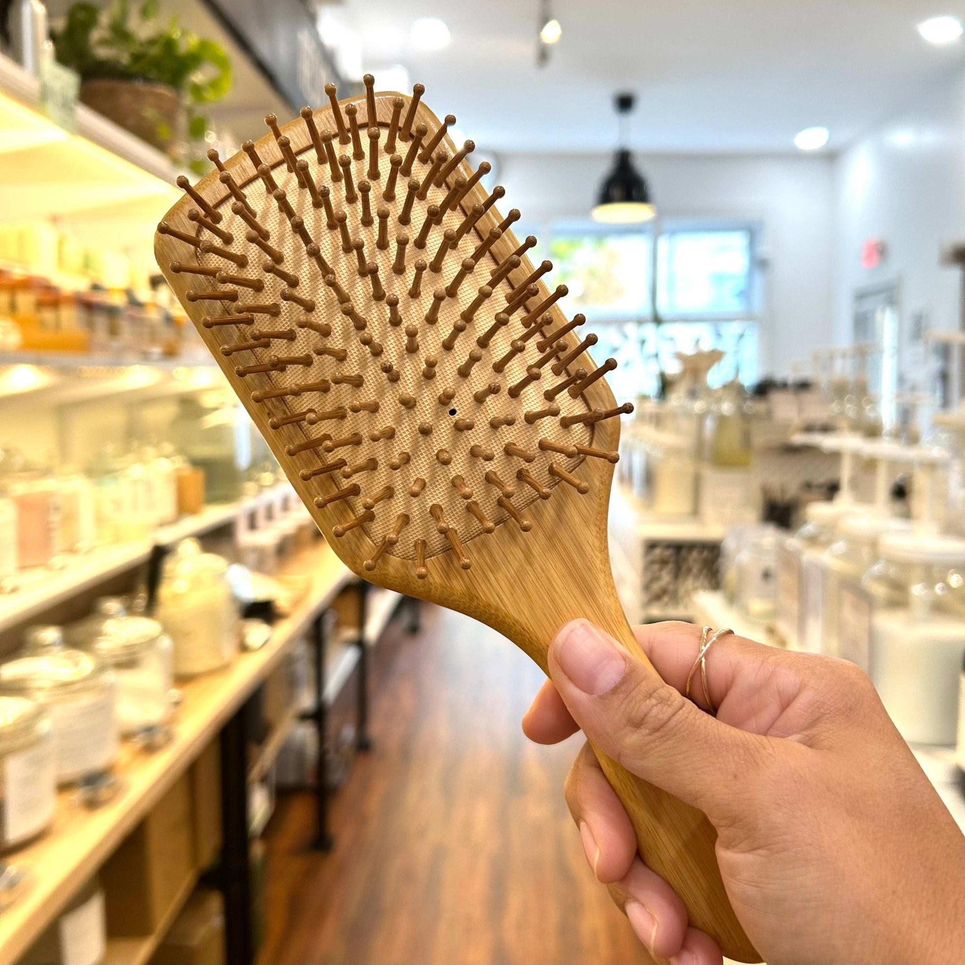 Bamboo Paddle Hair Brush - Personal Care