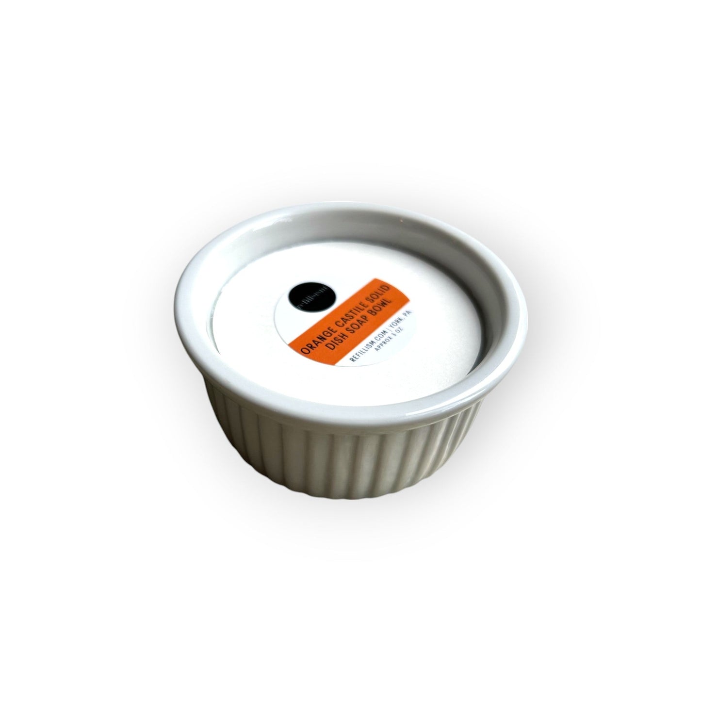 Castile Solid | Orange | Dish Soap Bowl - Home & Cleaning