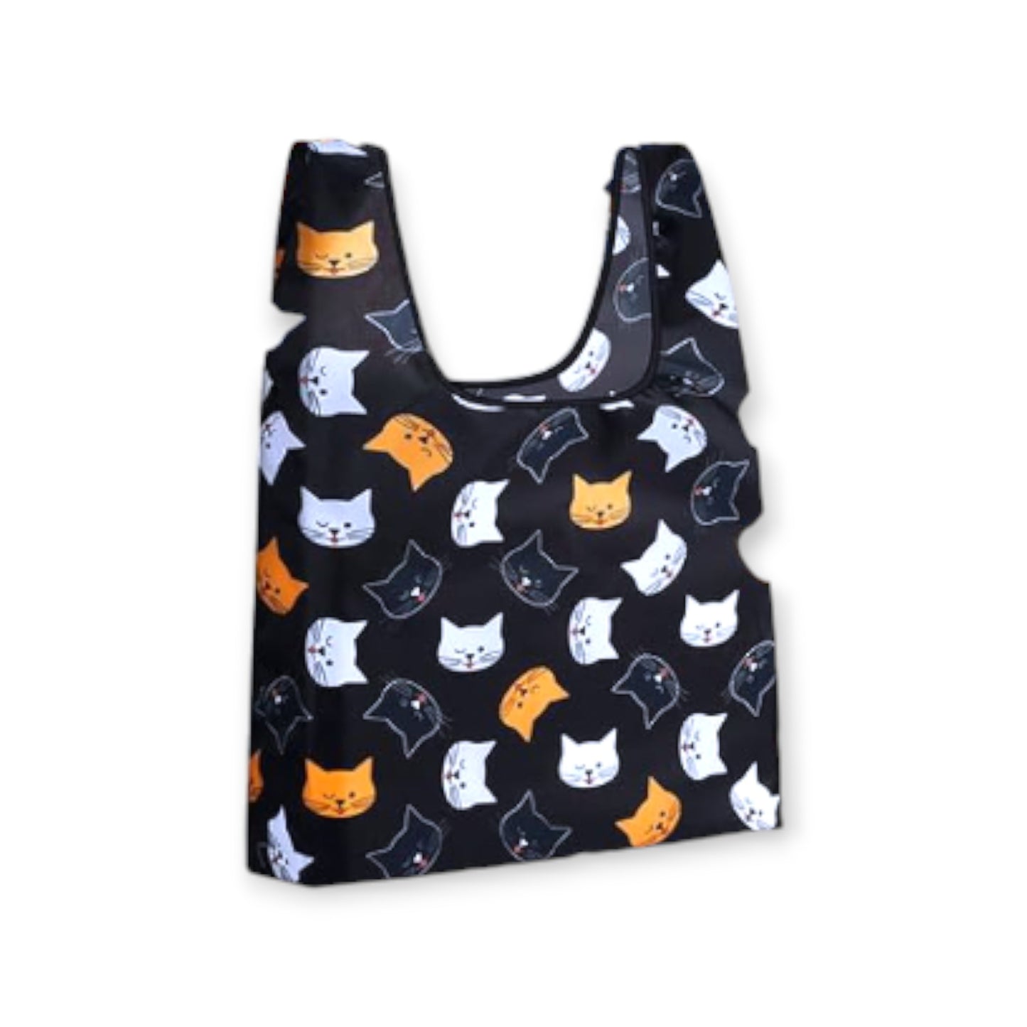Foldable Reusable Tote Bag | Cats