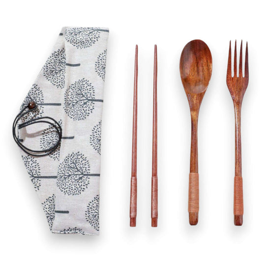 Coconut Utensil Cutlery Travel Set - Other Eco - Goods