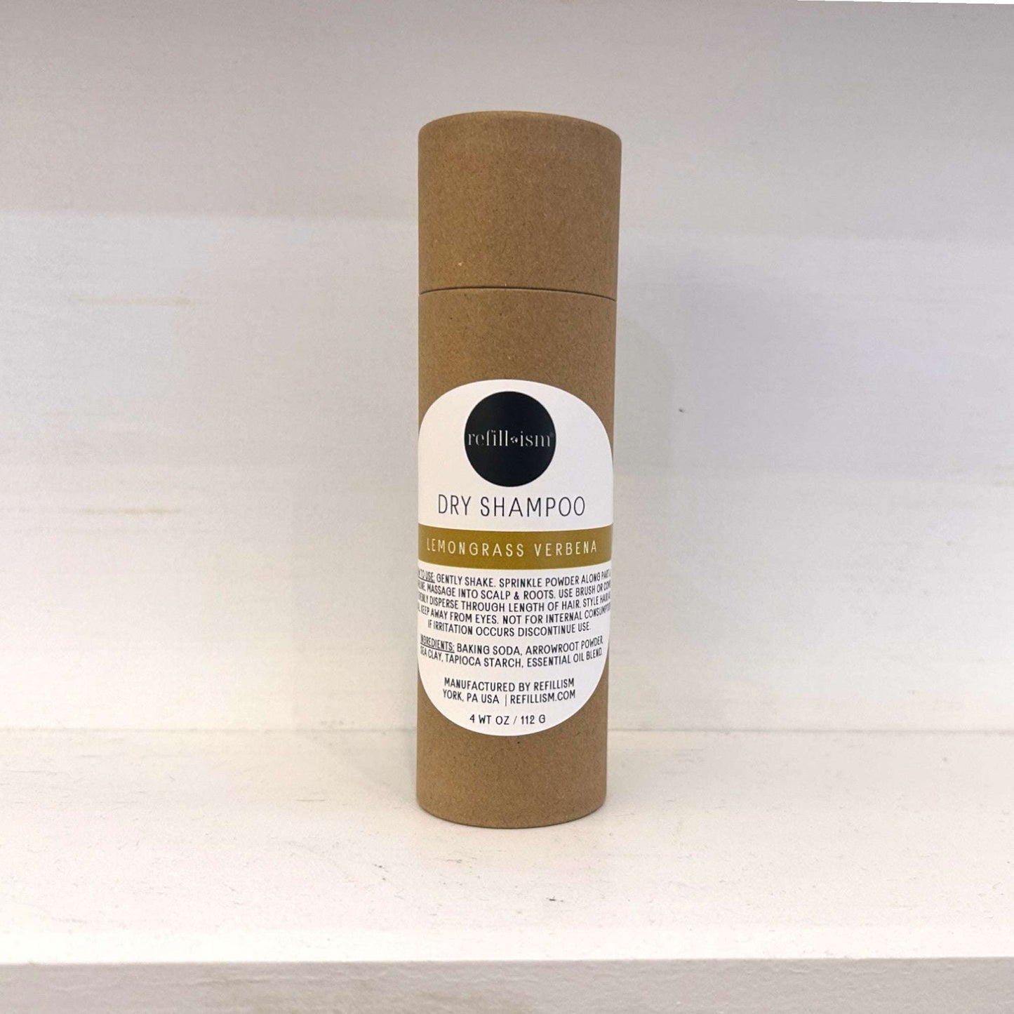 Dry Shampoo | Lemongrass Verbena | 4oz Shaker - Personal Care