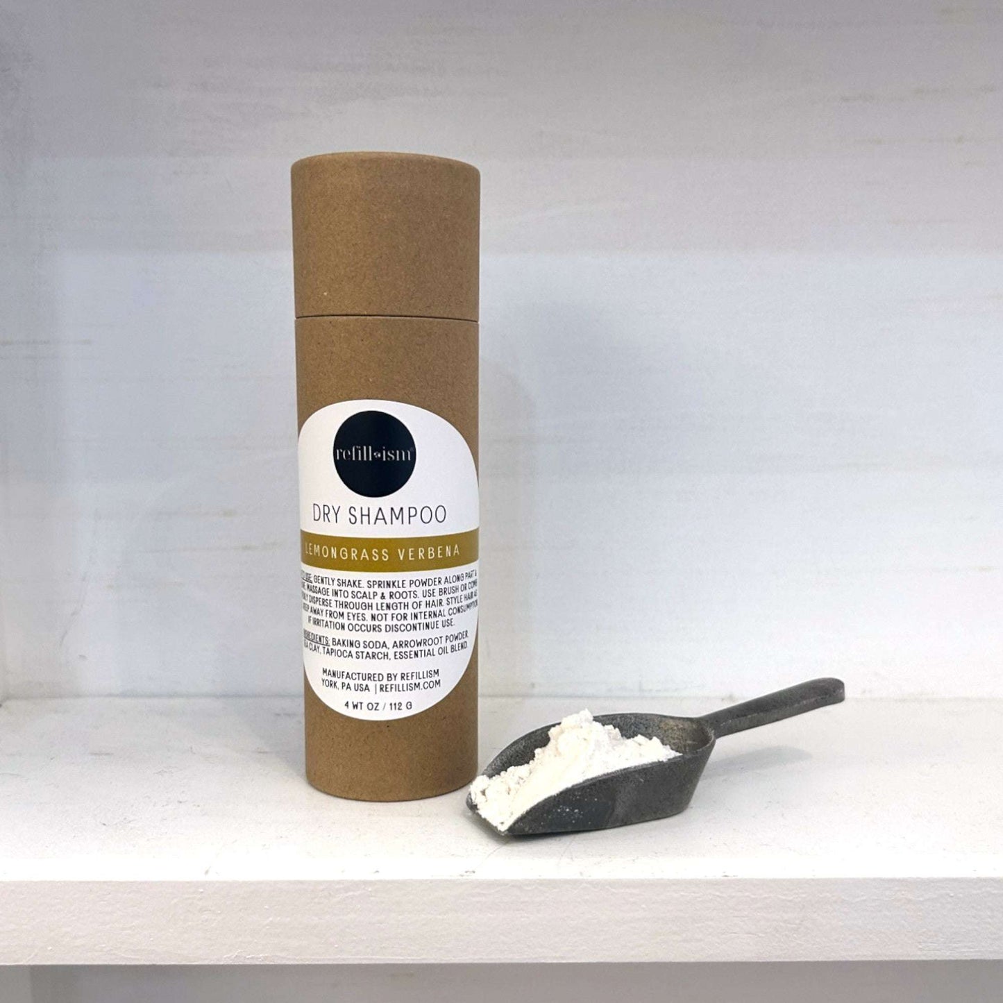 Dry Shampoo | Lemongrass Verbena | 4oz Shaker - Personal Care