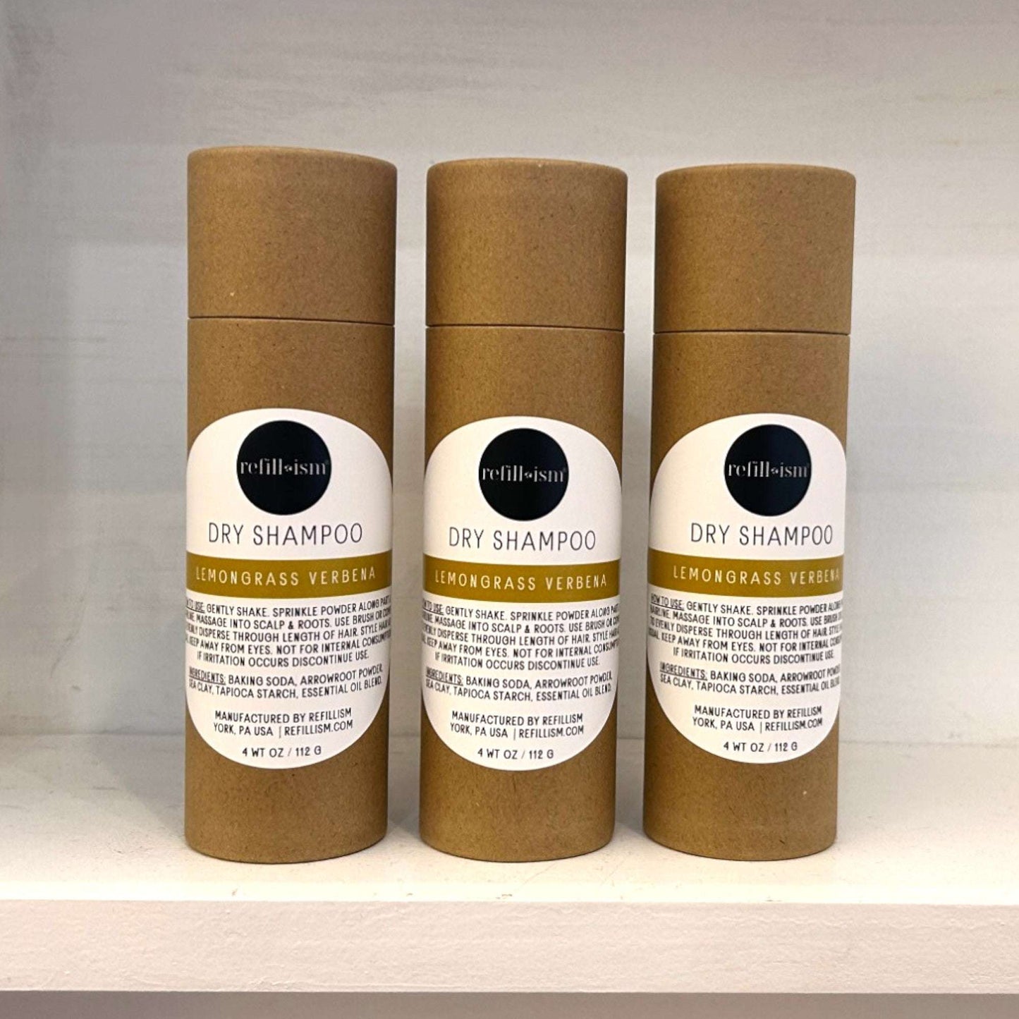 Dry Shampoo | Lemongrass Verbena | 4oz Shaker - Personal Care
