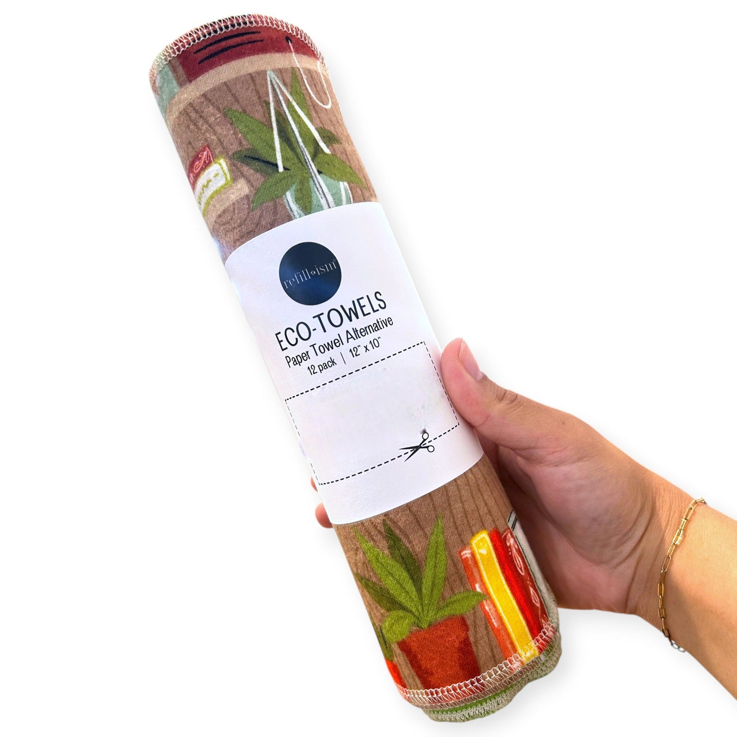 Eco - Towels | Books & Plants with Bound Books | Paper Towel Alternative | 12pk - Other Eco - Goods