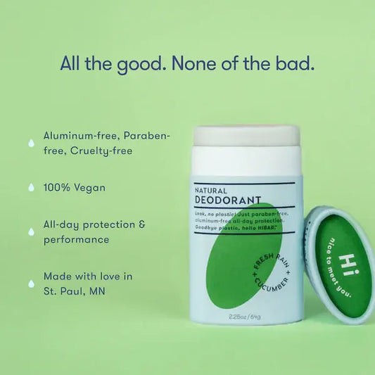 HiBAR Deodorant | Fresh Rain + Cucumber