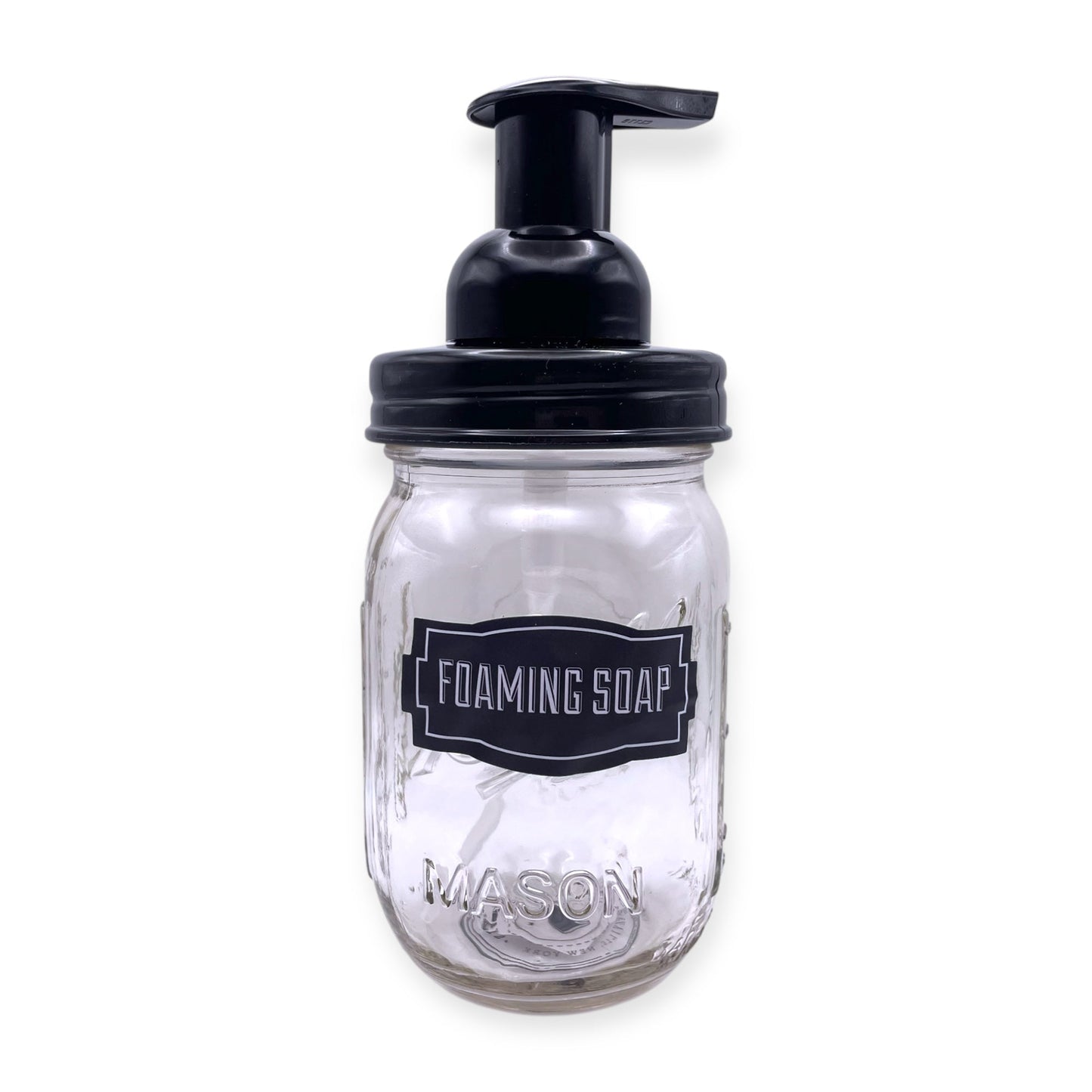 Foaming Mason Jar Soap Dispenser | Plastic Pump -