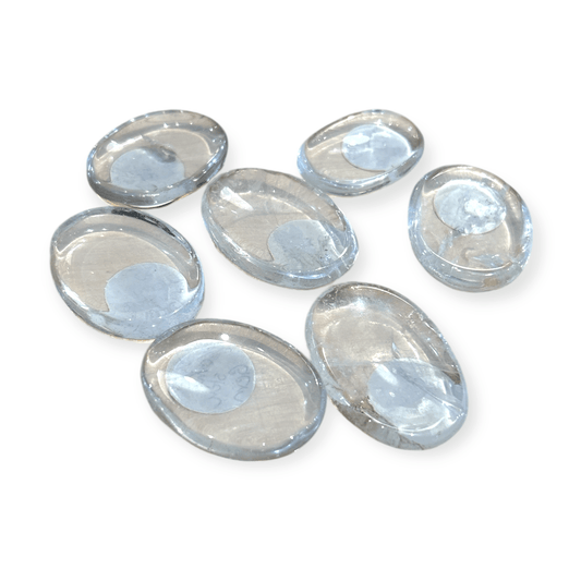 Gemstones | Clear Quartz Worry Stones | The Gem Hoarder - Other Eco - Goods