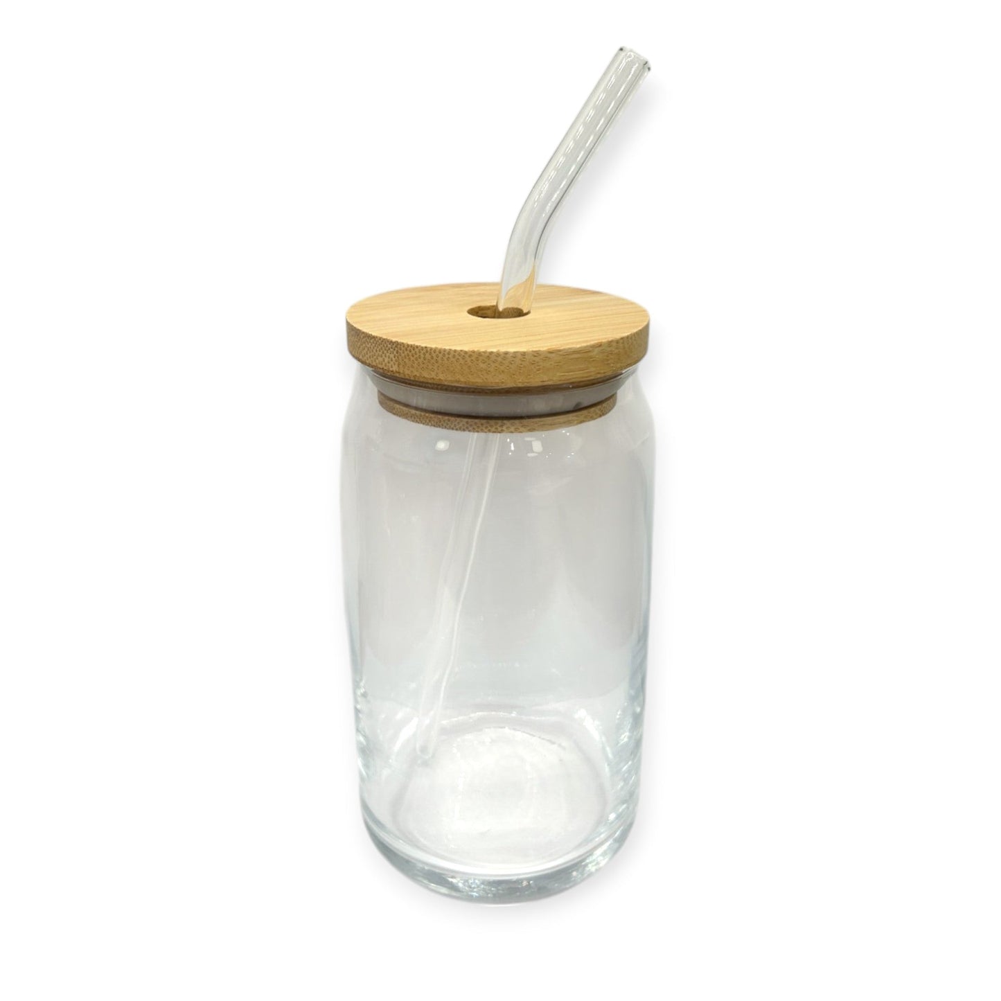 Glass Cup with Bamboo Lid & Straw | 16 oz - Other Eco - Goods