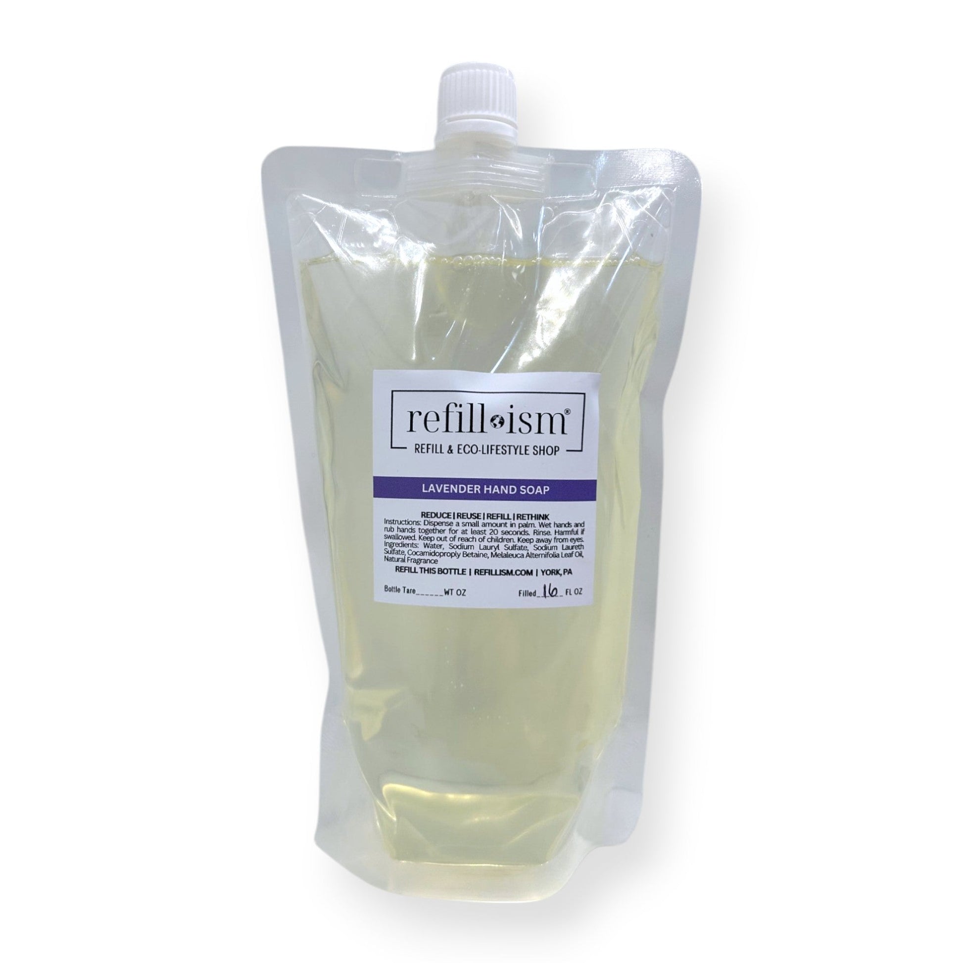 Hand Soap | Lavender | Refill | 16oz Pouch - Personal Care