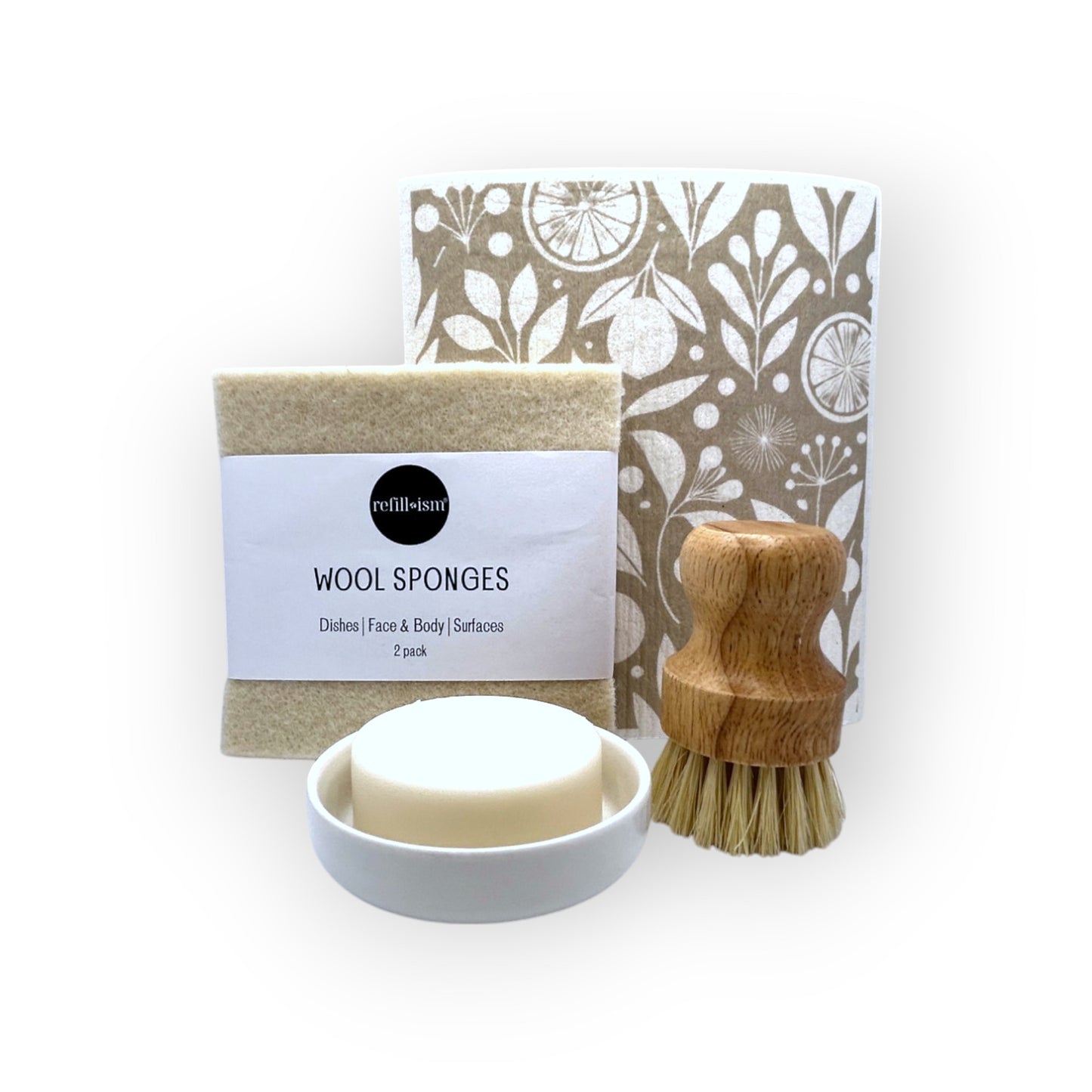 Eco-Starter Kitchen Essentials Kit | Plastic-Free Dishwashing