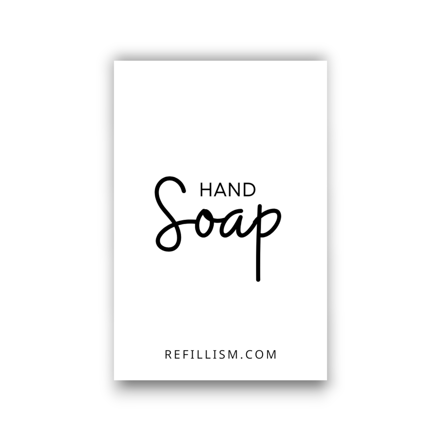 Labels | Hand & Body Soap Bottle Label | Sticker - Home & Cleaning