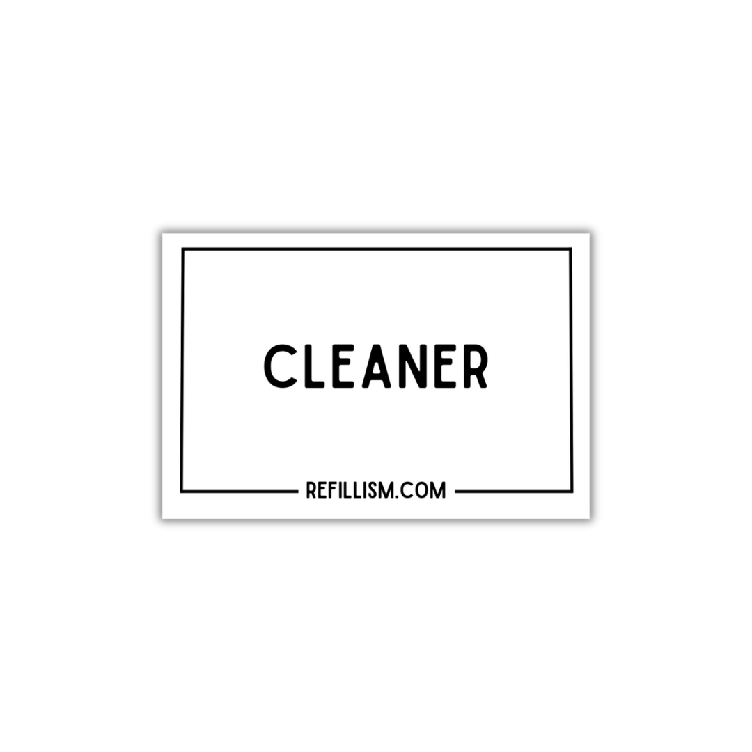 Labels | Printed Bottle Stickers - Home & Cleaning