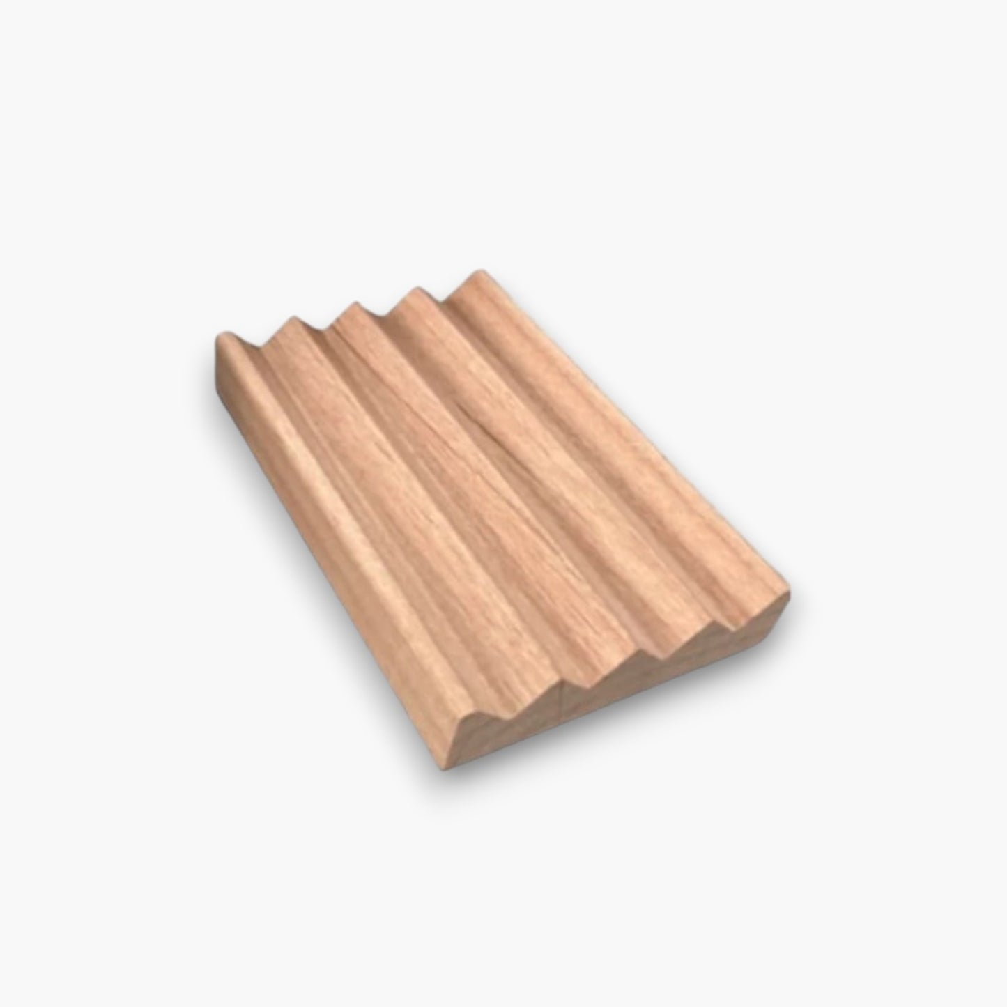 Wooden Soap Dish | Large Wavy