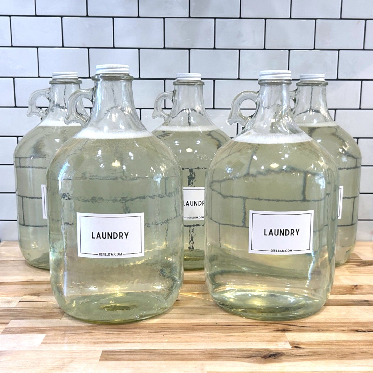 Laundry Detergent | Glass Gallon with Pump | Limited Time & Qty - Home & Cleaning