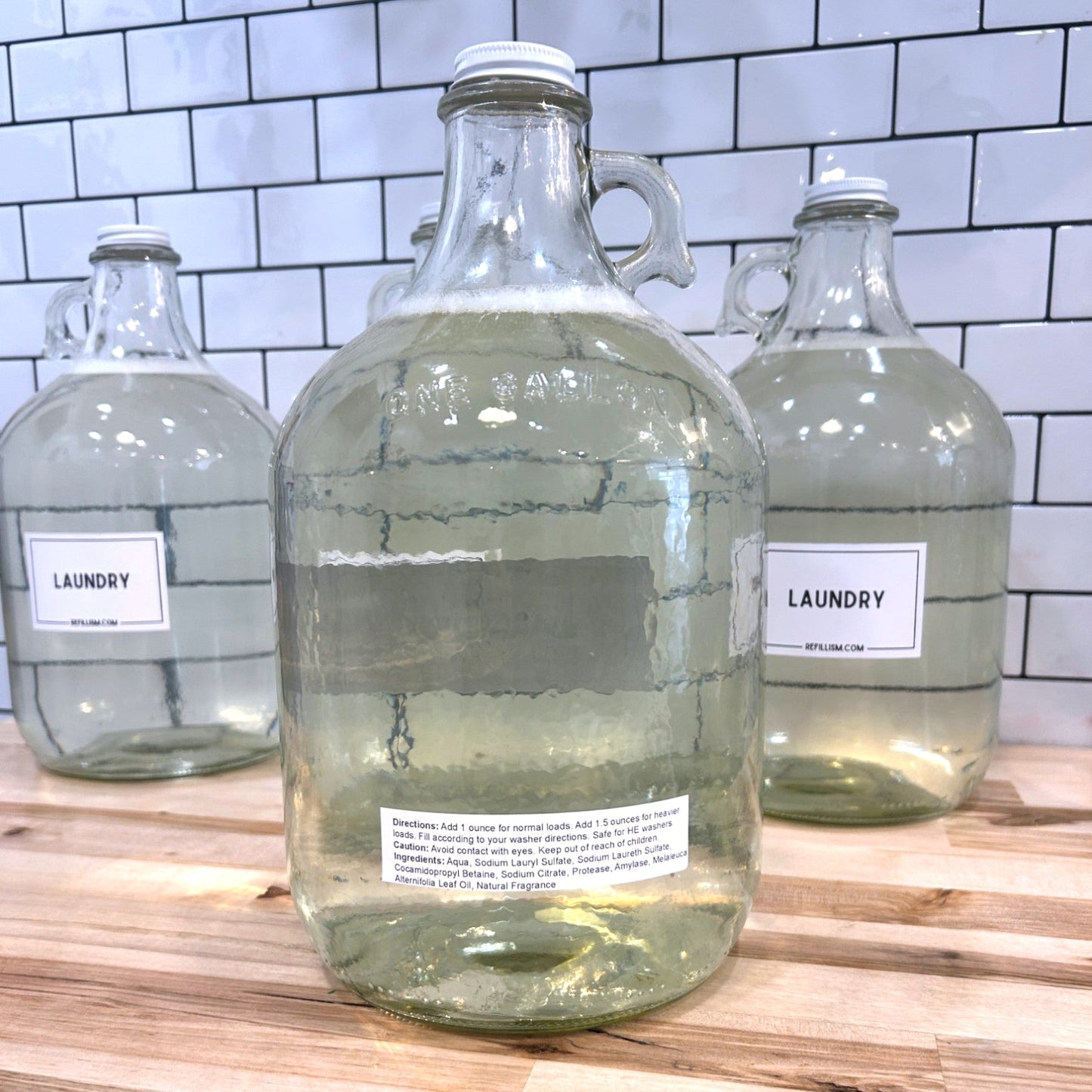 Laundry Detergent | Glass Gallon with Pump | Limited Time & Qty - Home & Cleaning