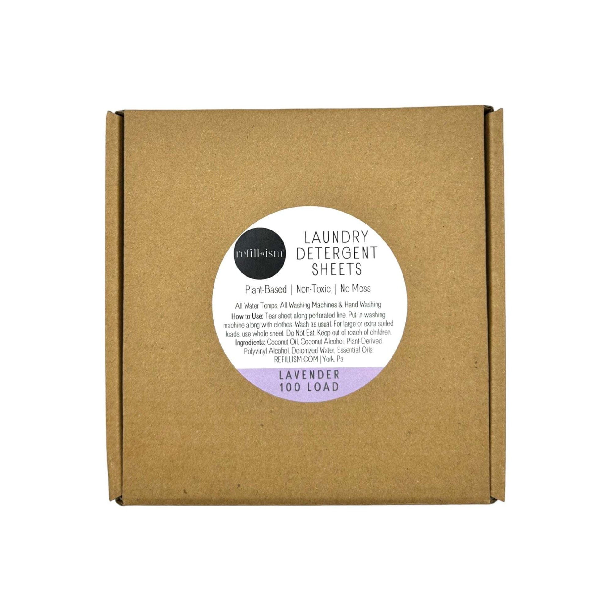 Laundry Detergent Sheets | 100 Load | Eco - Friendly & Plant - Based - Home & Cleaning