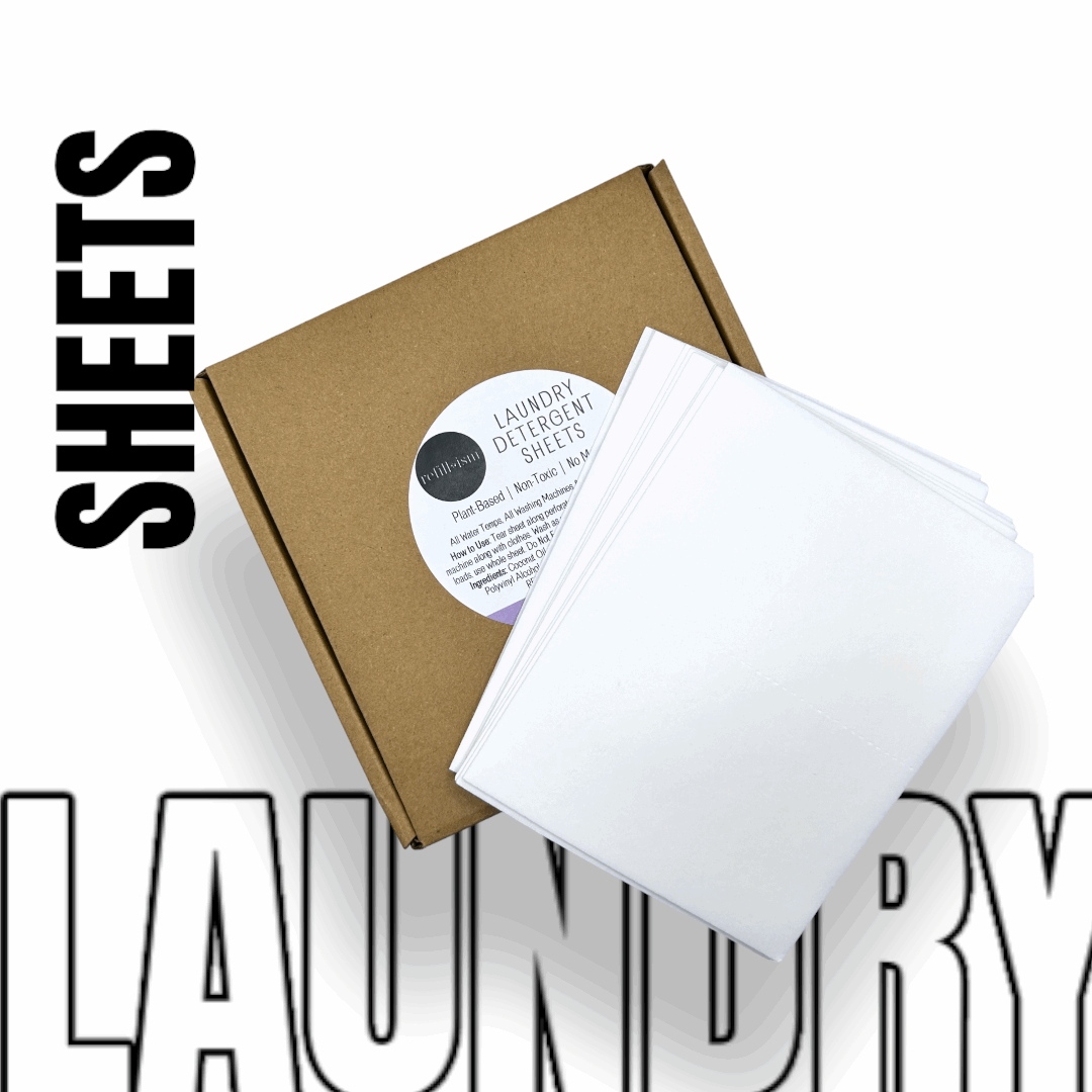 Laundry Detergent Sheets | 100 Load | Eco - Friendly & Plant - Based - Home & Cleaning