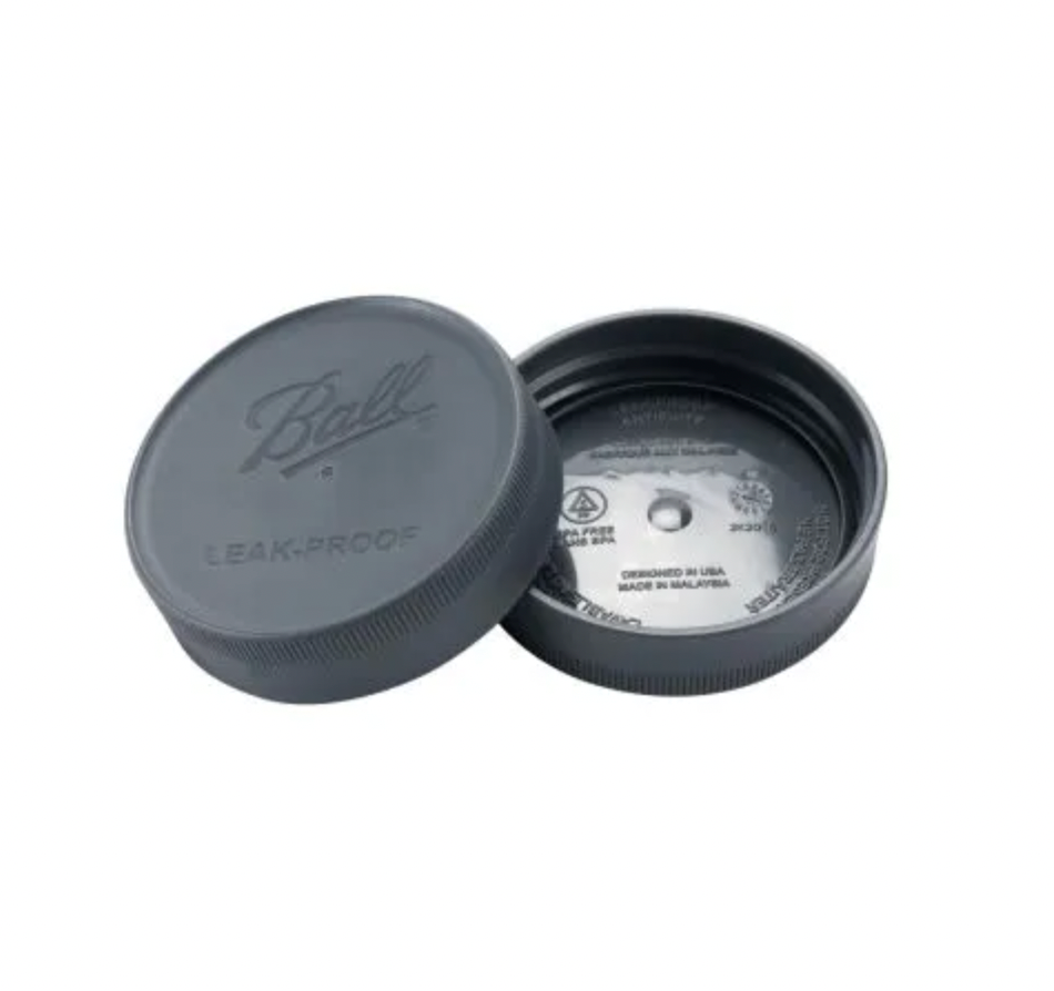 Ball brand leak-proof container lid on a white background