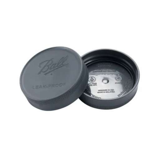 Ball brand leak-proof container lid on a white background