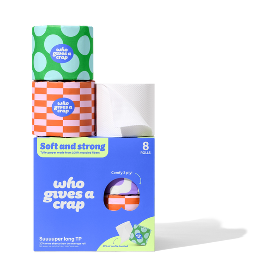Toilet Paper | Recycled | 8 Pack