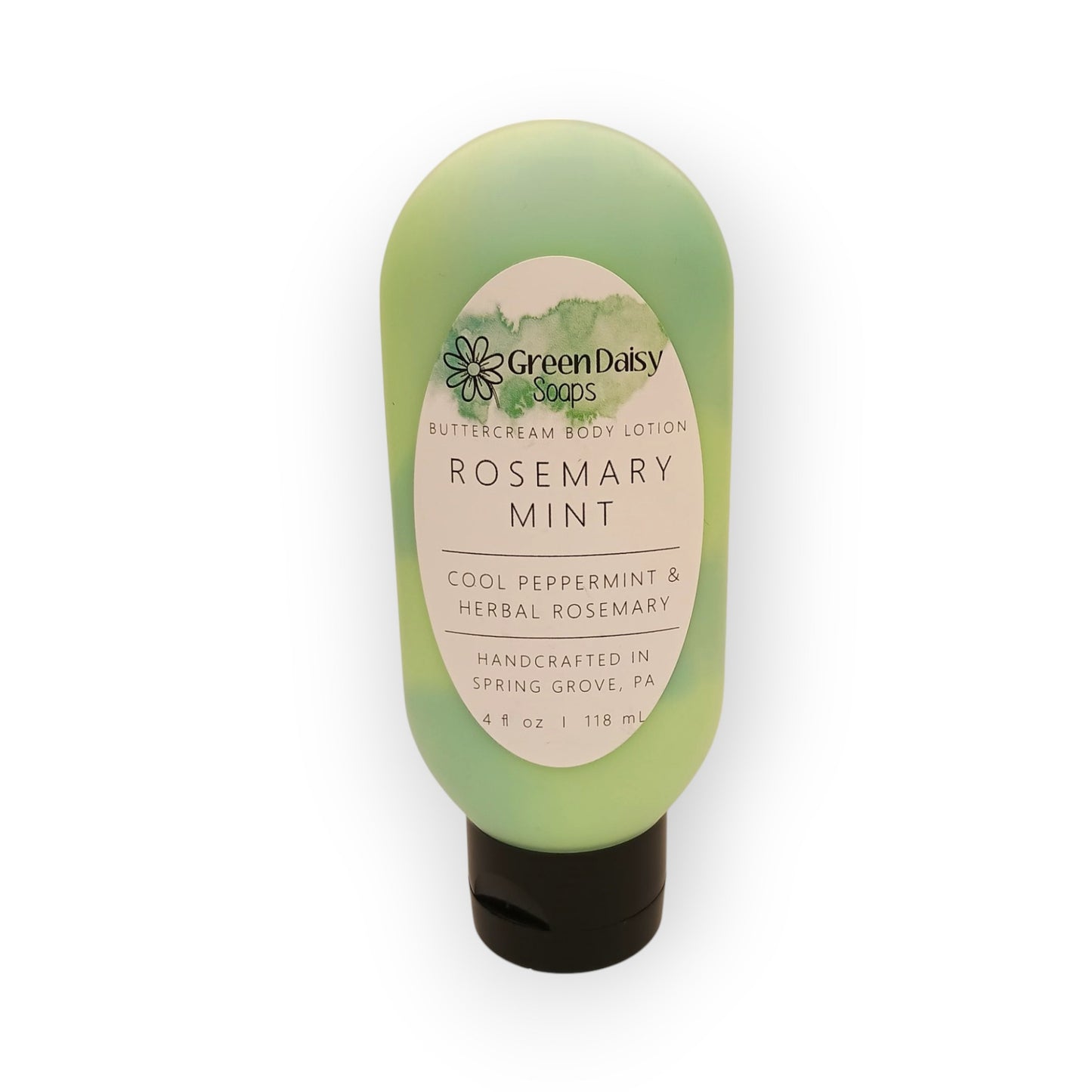 Body Lotion | Rosemary Mint | Green Daisy Soaps