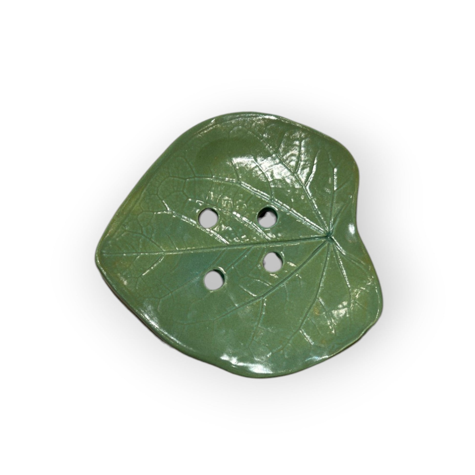 Soap Dish | Leaf | Handmade by Moonburn Creations - Home & Cleaning