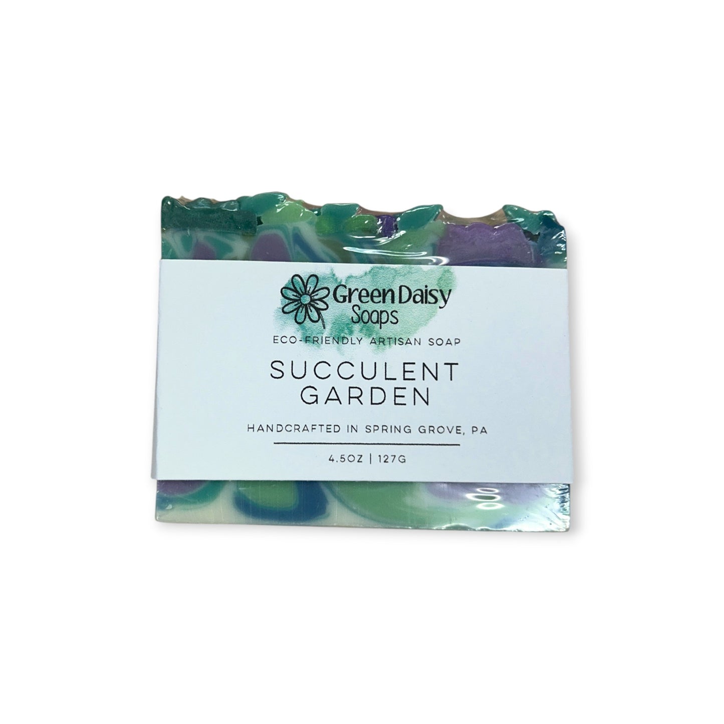 Succulent Garden Bar Soap | Green Daisy Soaps