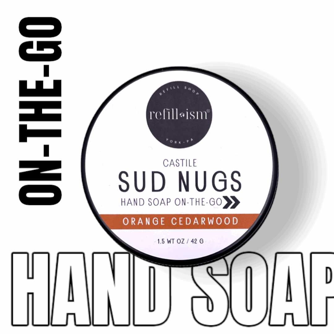 Sud Nugs | On-the Go Hand Soap | Orange Cedarwood