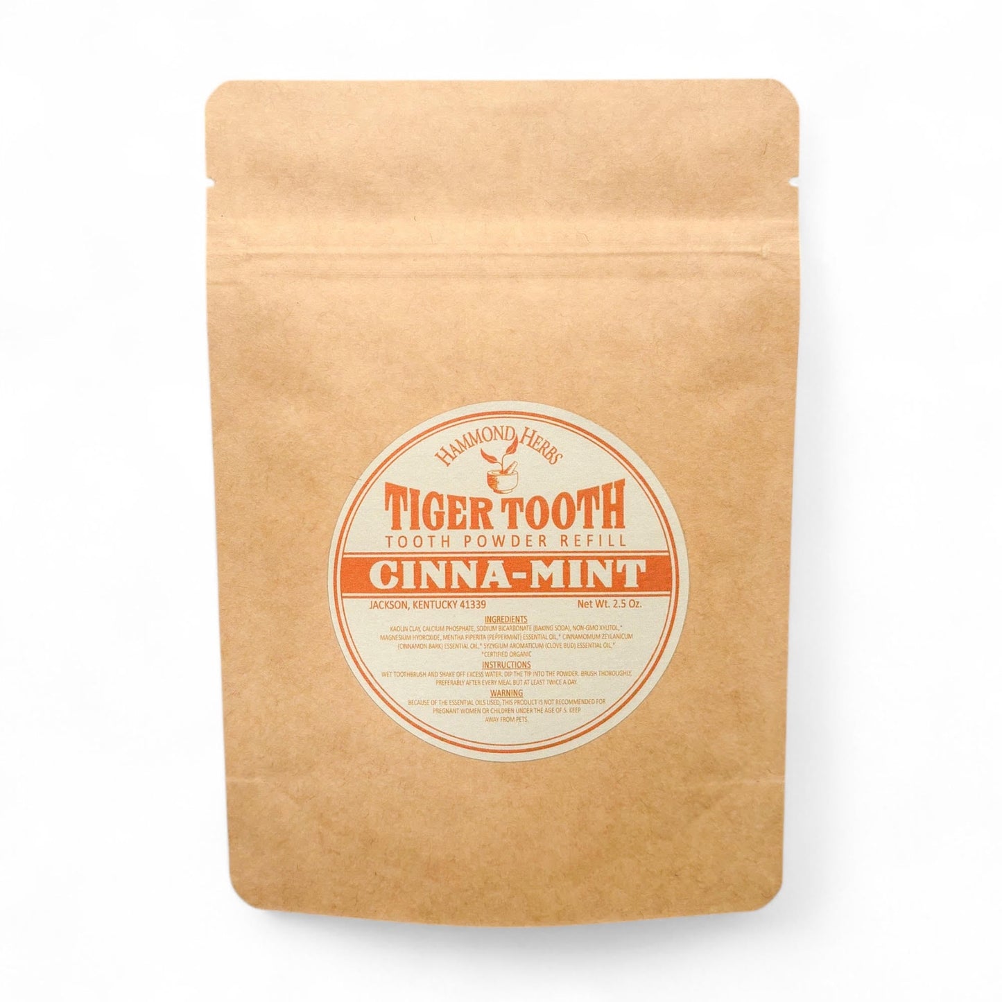 Tiger Tooth | Tooth Powder | Cinna Mint - Personal Care