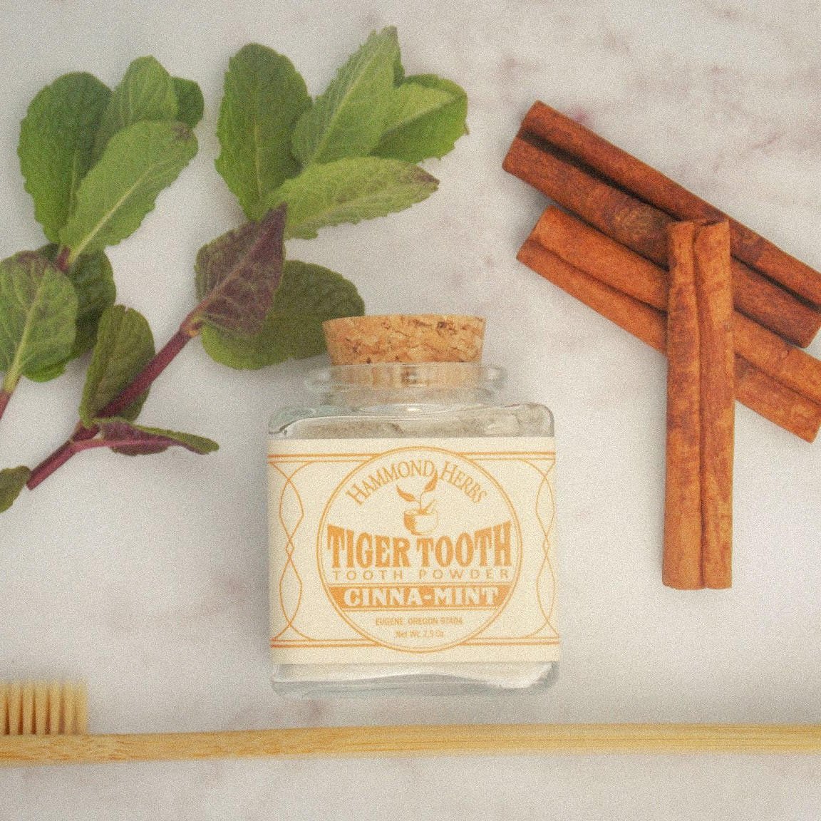 Tiger Tooth | Tooth Powder | Cinna Mint - Per Oz - Per Oz Refill