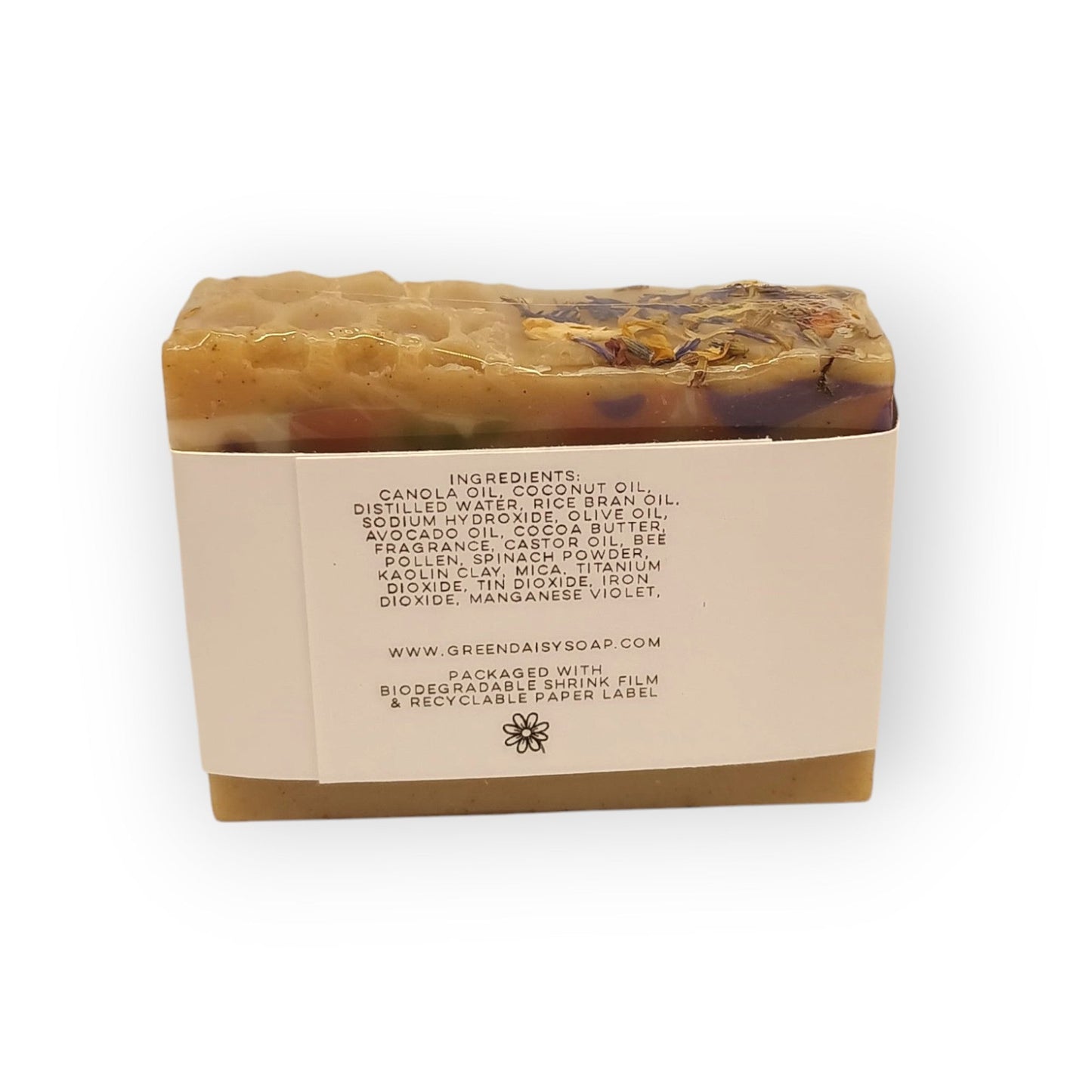 Wildflowers & Honey Artisan Bar Soap | Green Daisy Soaps - Personal Care
