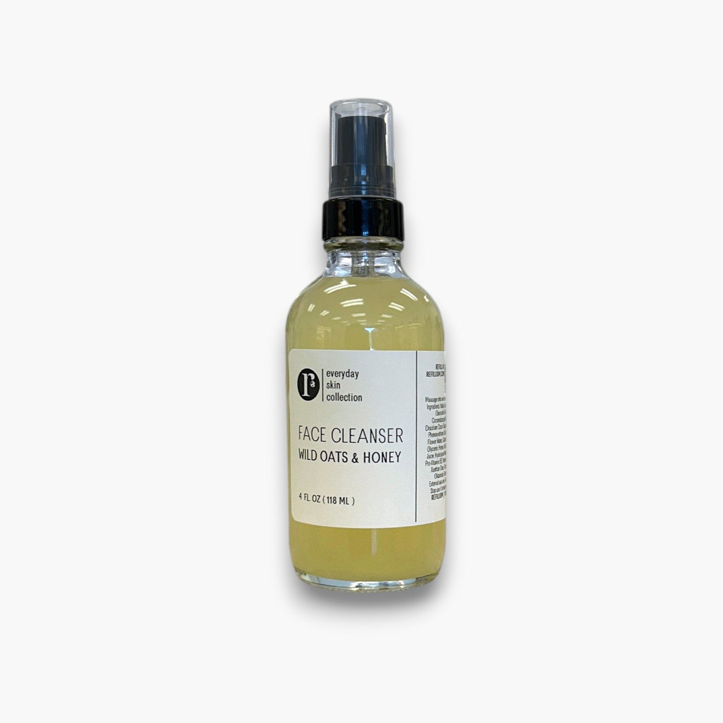 Face Cleanser | Wild Oats & Honey | 4oz Pump