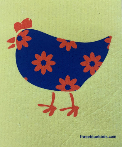 Swedish Dishcloth | Three Bluebirds Cleaning Cloth