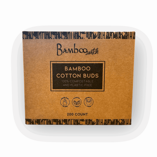 Bamboo Cotton Ear Buds | 200ct | Ear Swabs