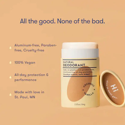 HiBAR Deodorant | Coconut + Vanilla
