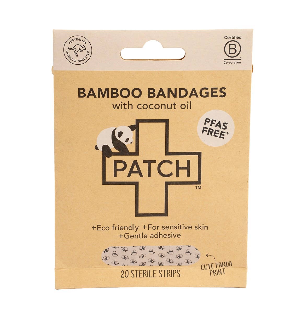 PATCH Panda Coconut Oil Bandages - 20pk – Refillism