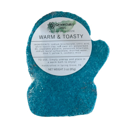 Warm & Toasty Bath Fizzie | Green Daisy Soap