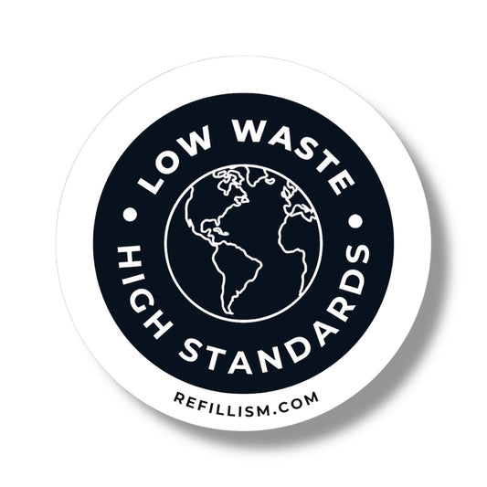 Sticker | Low Waste, High Standards