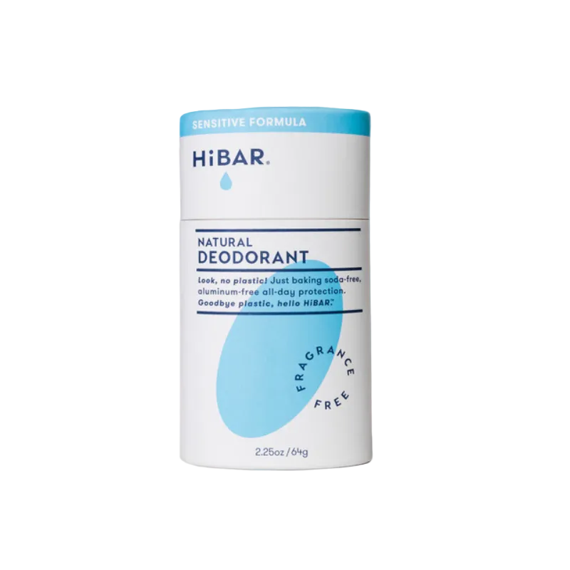 HiBAR Deodorant Sensitive | Fragrance-Free | Baking soda free