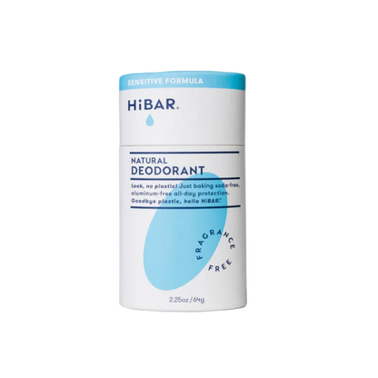 HiBAR Deodorant Sensitive | Fragrance-Free | Baking soda free