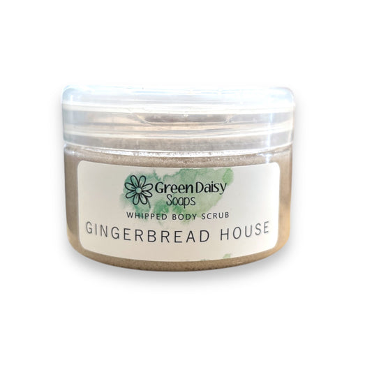 Gingerbread House Body Scrub | Green Daisy Soap