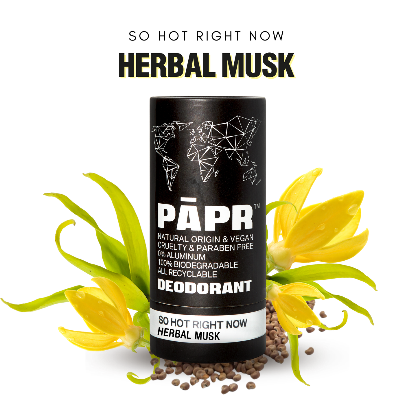 PAPR Natural Deodorant | Aluminum Free & Plastic Free