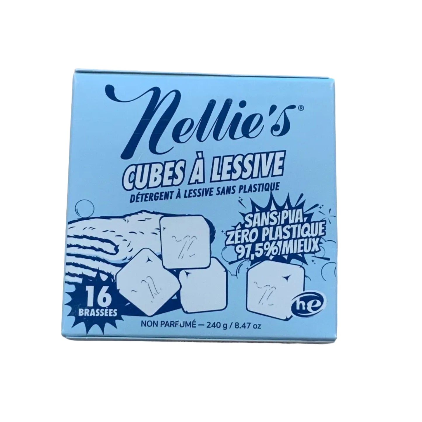 Laundry Detergent Cubes | 16 Load | Nellies