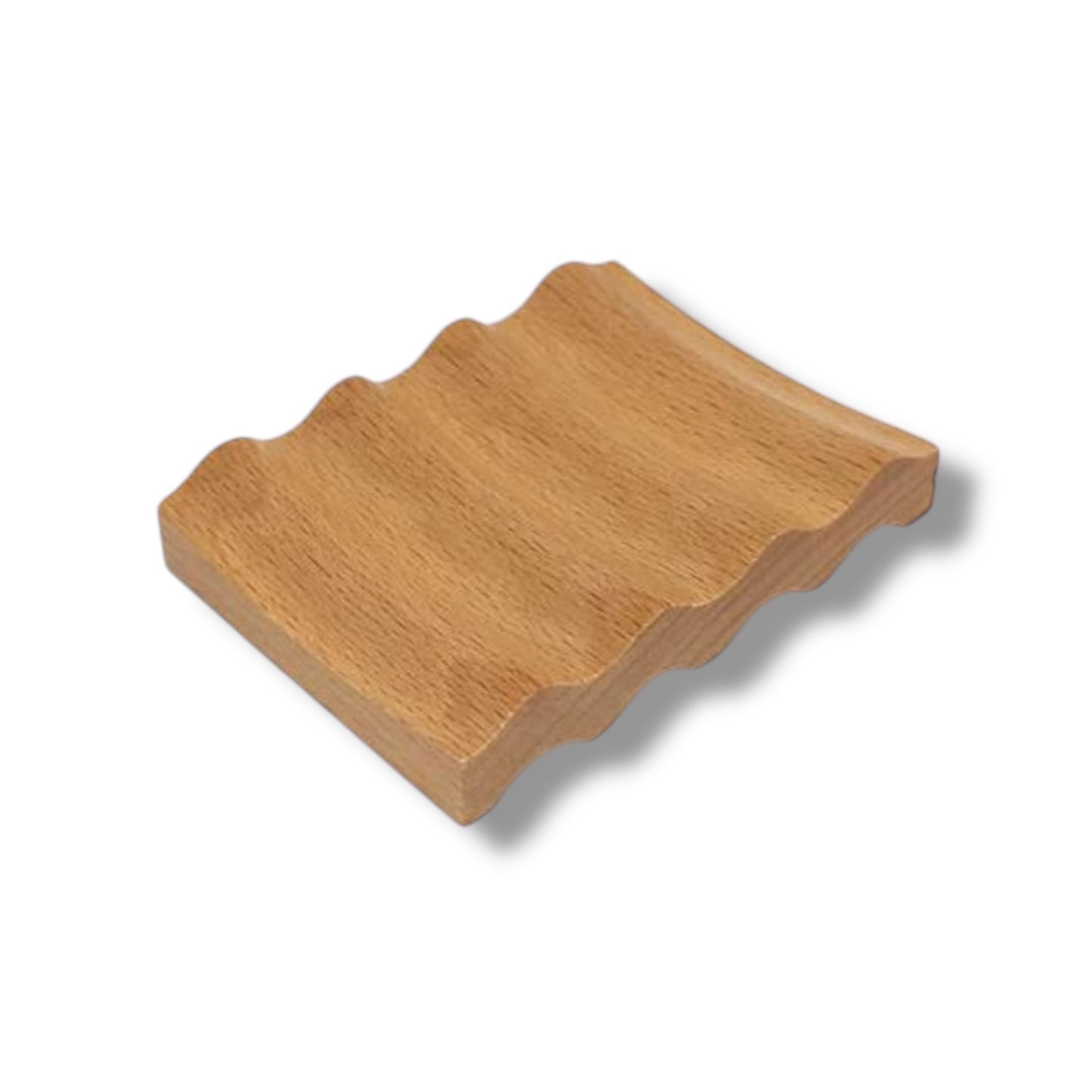 Wavy Soap Dish | Wood