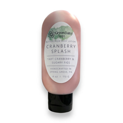 Cranberry Splash Body Lotion | Green Daisy Soap