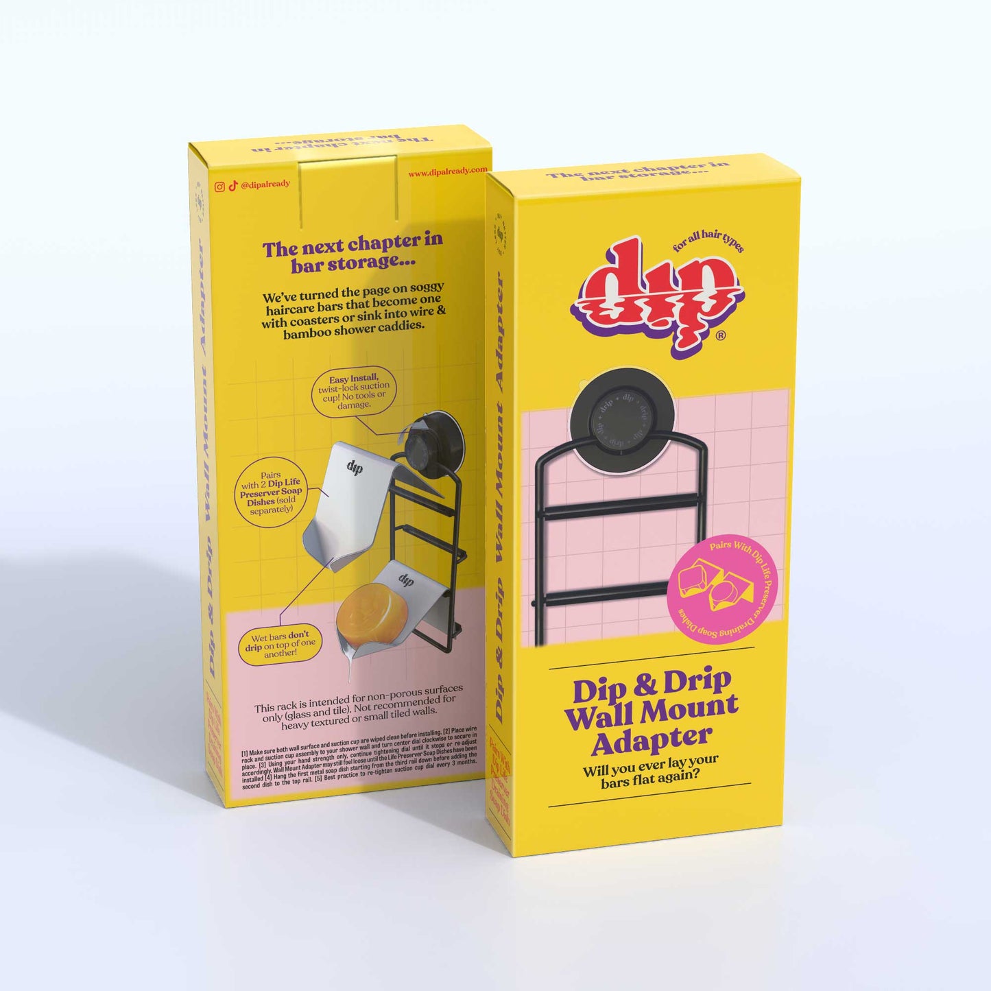Dip and Drip Wall Mount Adapter | Bar Holder