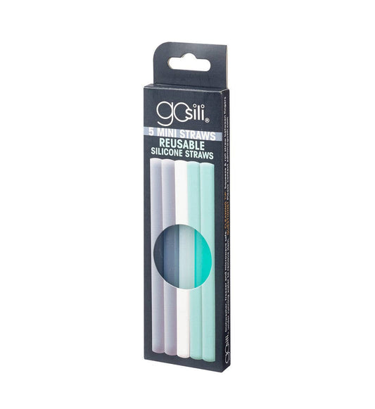 GoSili® Mini Silicone Cocktail Straws | 5pk